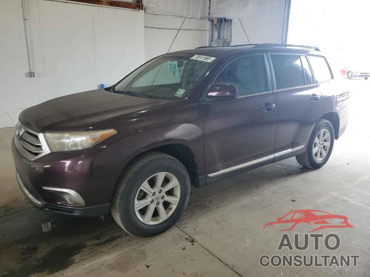 TOYOTA HIGHLANDER 2013 - 5TDZK3EH4DS118850