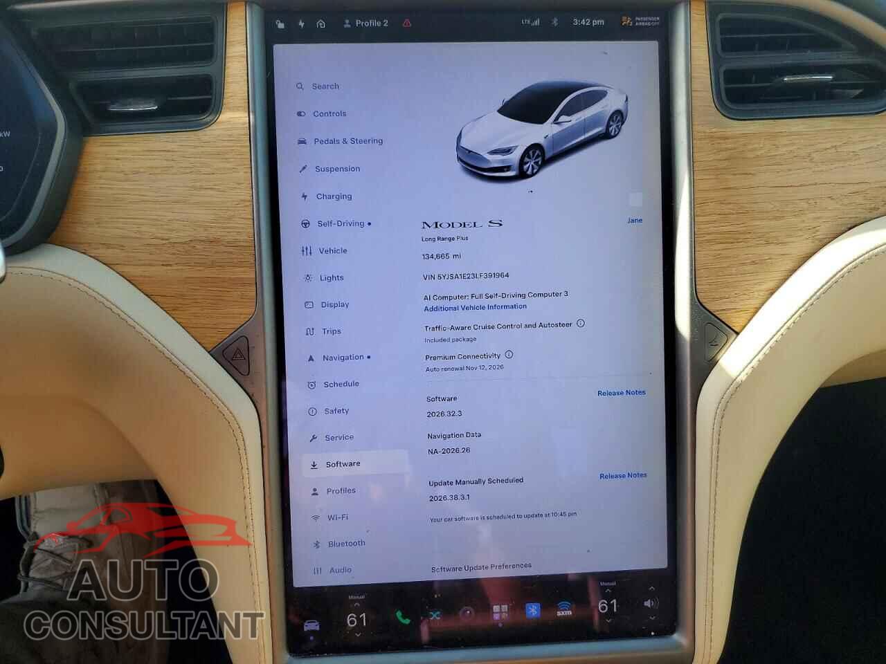 TESLA MODEL S 2020 - 5YJSA1E23LF391964