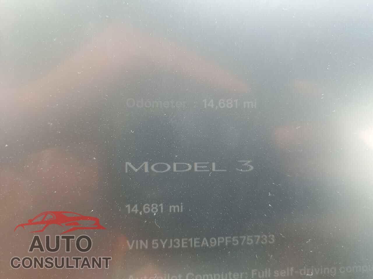 TESLA MODEL 3 2023 - 5YJ3E1EA9PF575733