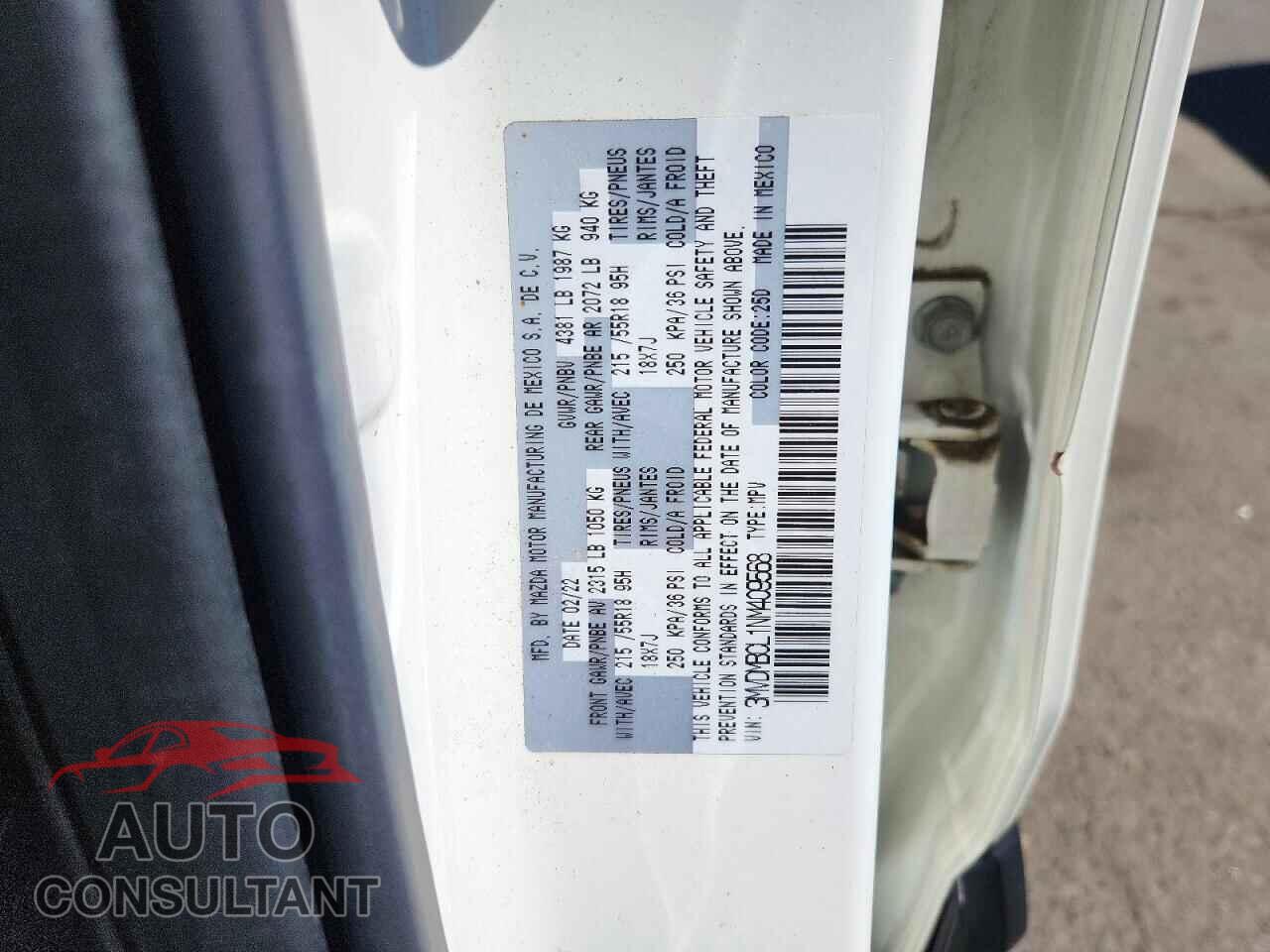 MAZDA CX30 2022 - 3MVDMBCL1NM409568