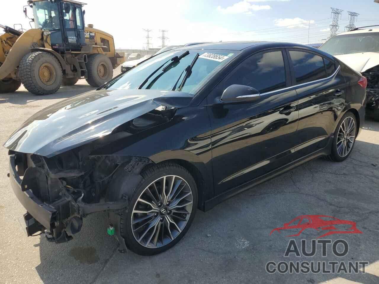 HYUNDAI ELANTRA 2018 - KMHD04LB5JU719594