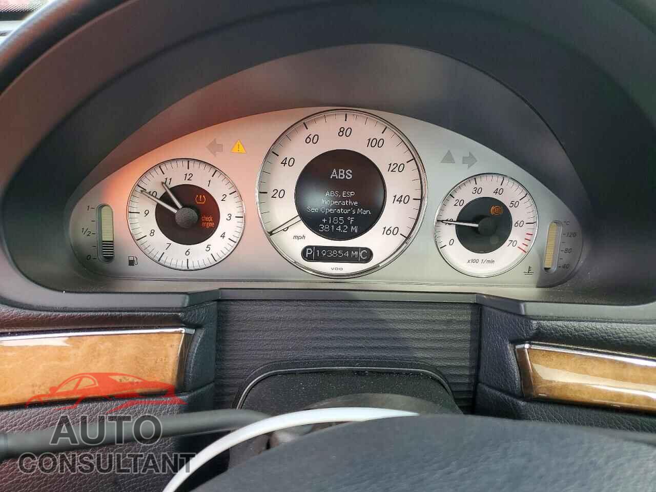 MERCEDES-BENZ E-CLASS 2009 - WDBUF56X69B361220