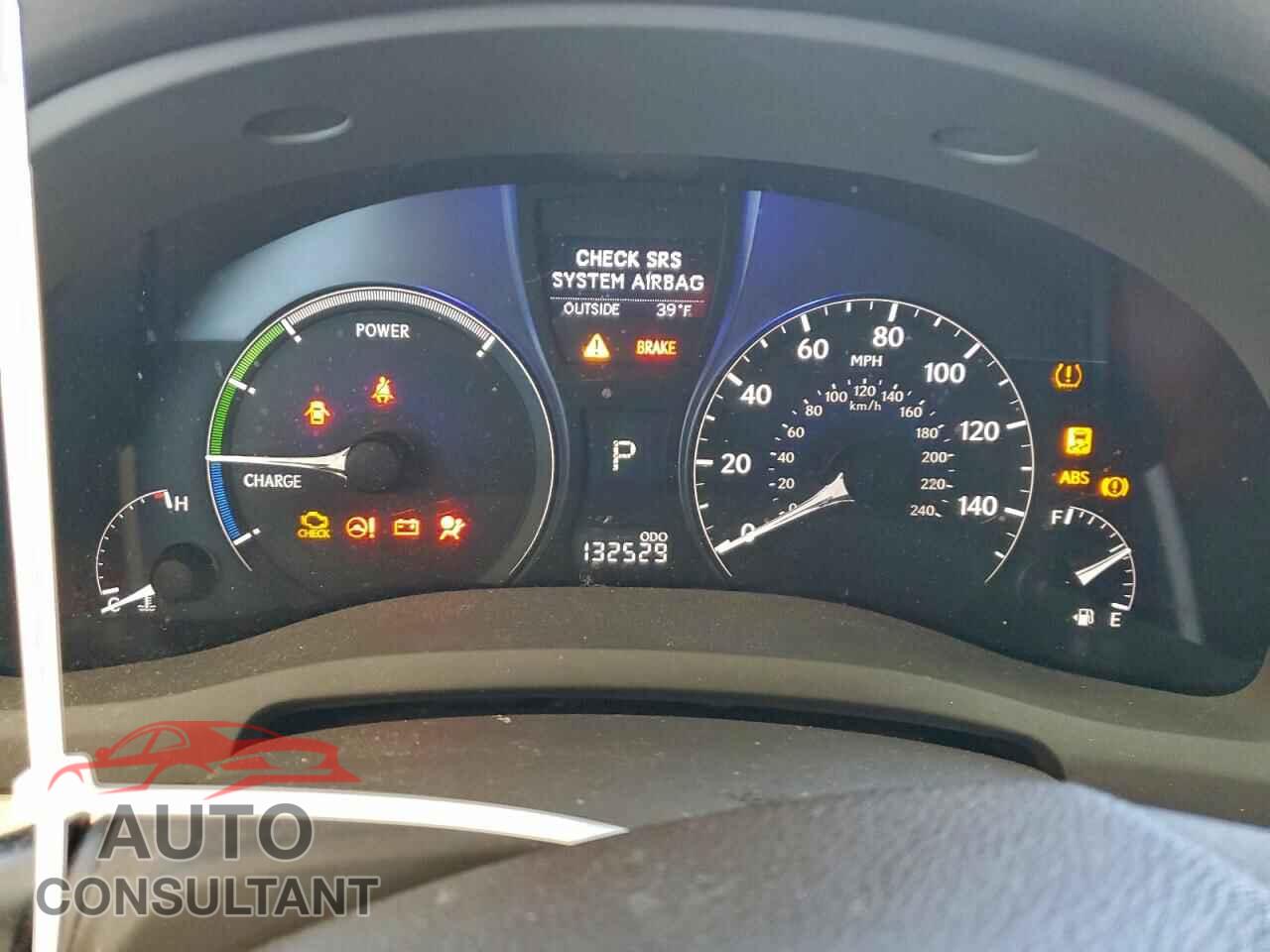 LEXUS RX450 2012 - JTJBC1BA5C2426543