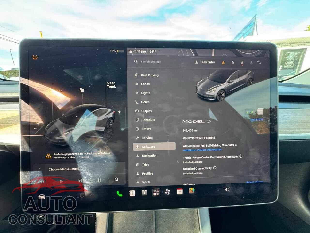 TESLA MODEL 3 2023 - 5YJ3E1EA6PF650145