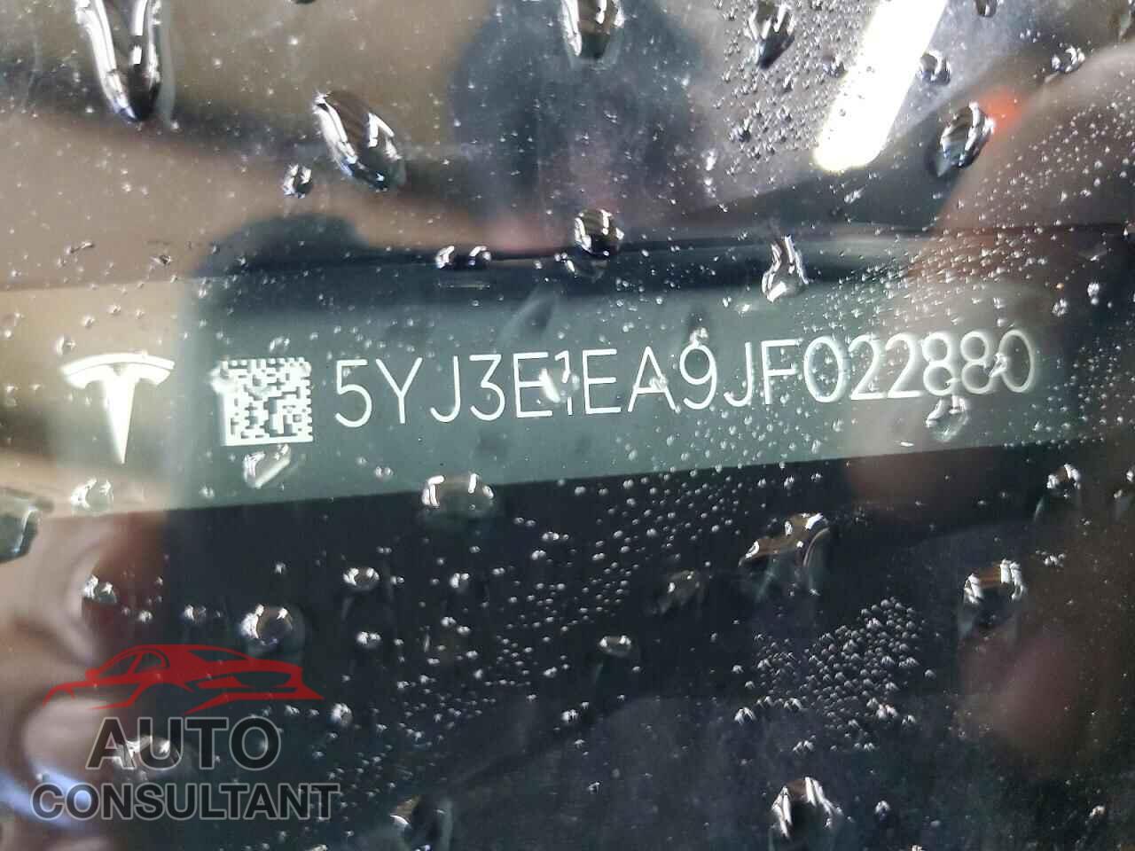 TESLA MODEL 3 2018 - 5YJ3E1EA9JF022880