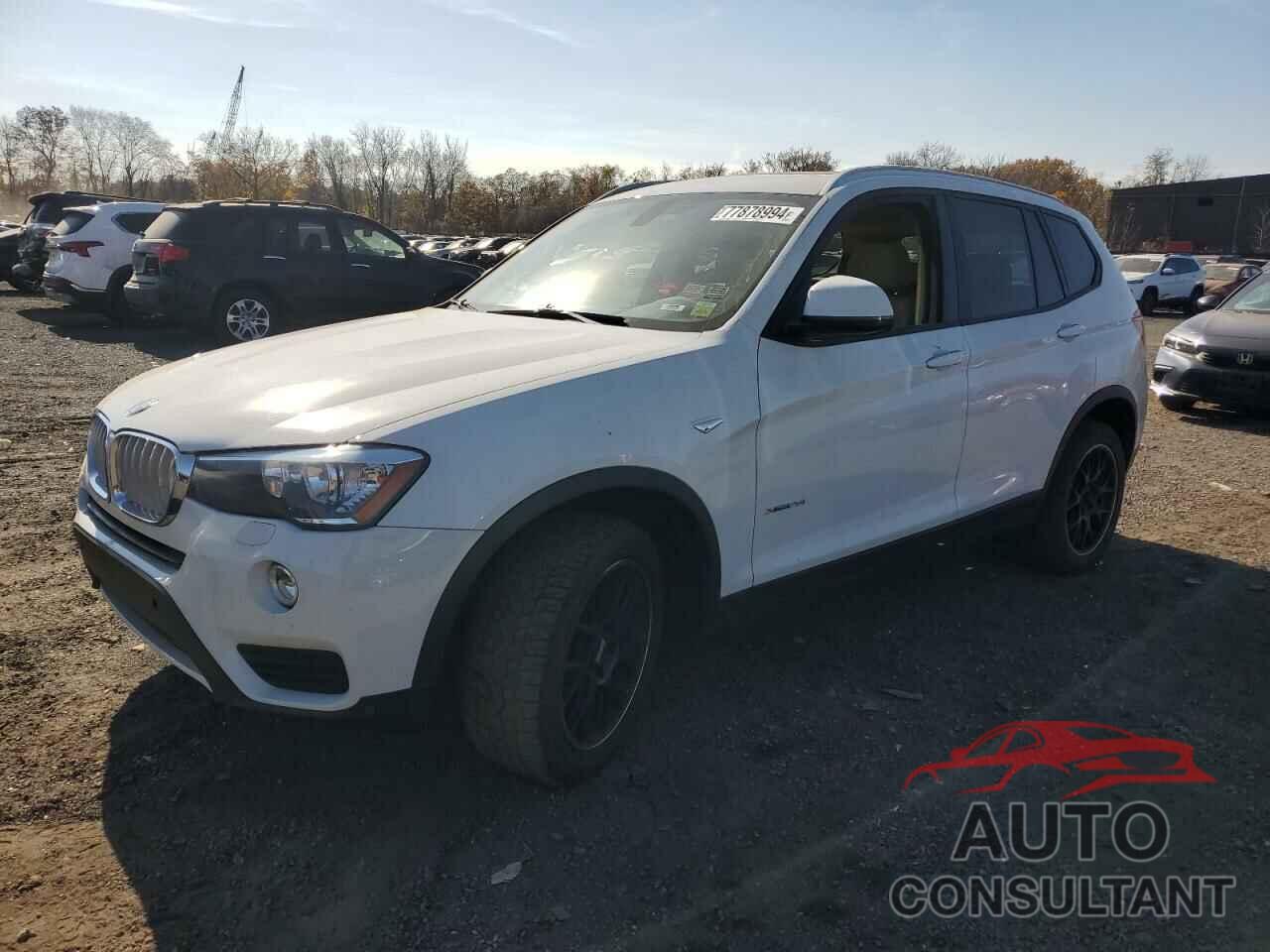 BMW X3 2016 - 5UXWX9C51G0D80656