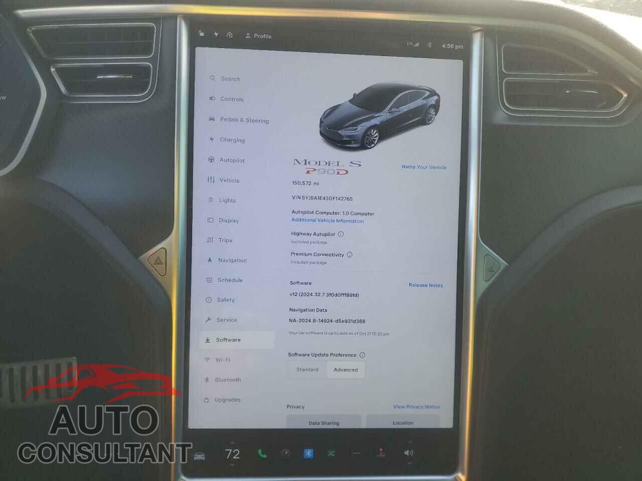 TESLA MODEL S 2016 - 5YJSA1E43GF142765