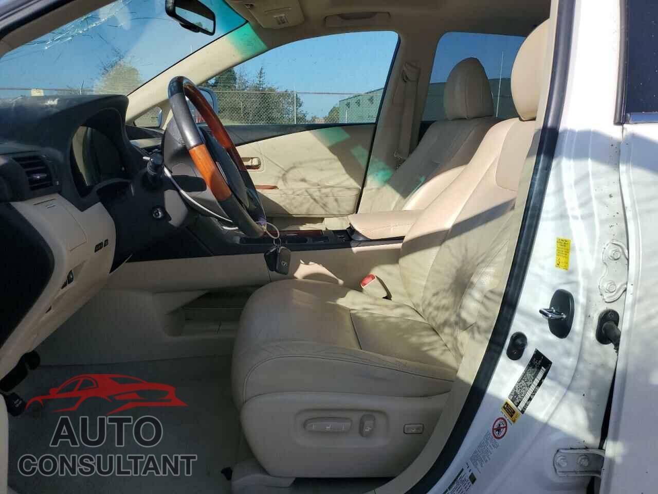 LEXUS RX350 2010 - 2T2ZK1BA1AC013565