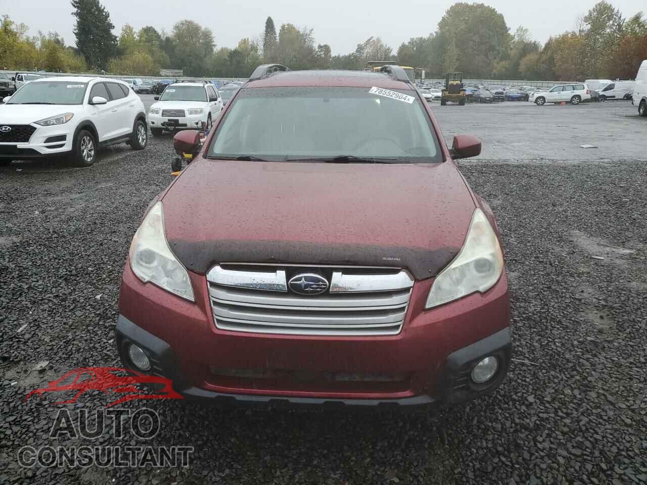 SUBARU OUTBACK 2013 - 4S4BRBGC2D3255677
