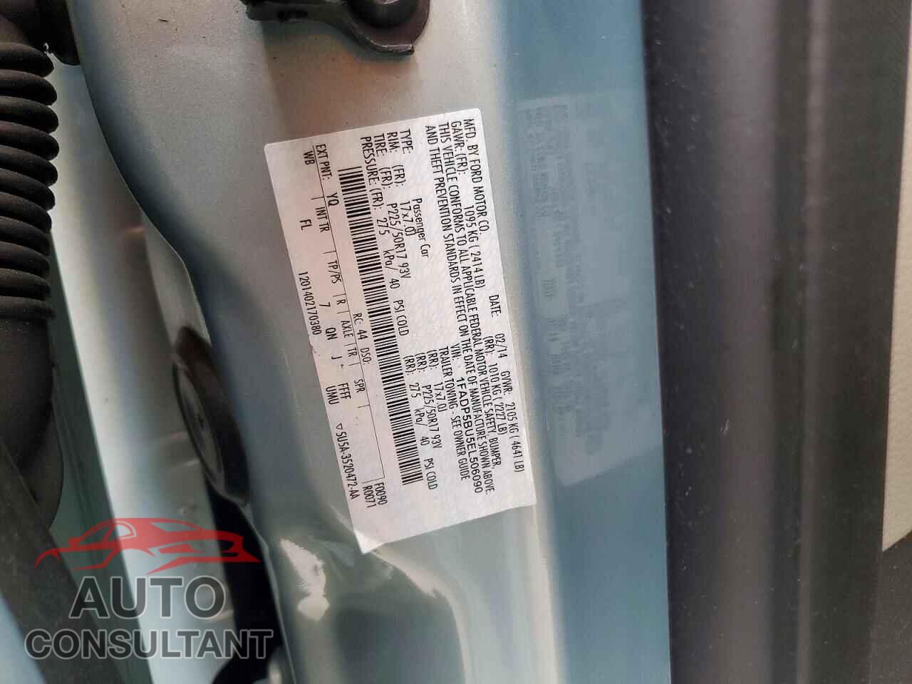 FORD C-MAX 2014 - 1FADP5BU5EL506090