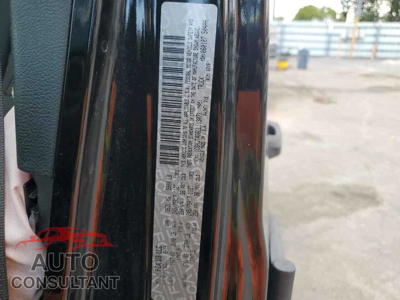 JEEP GLADIATOR 2020 - 1C6HJTAG6LL113071