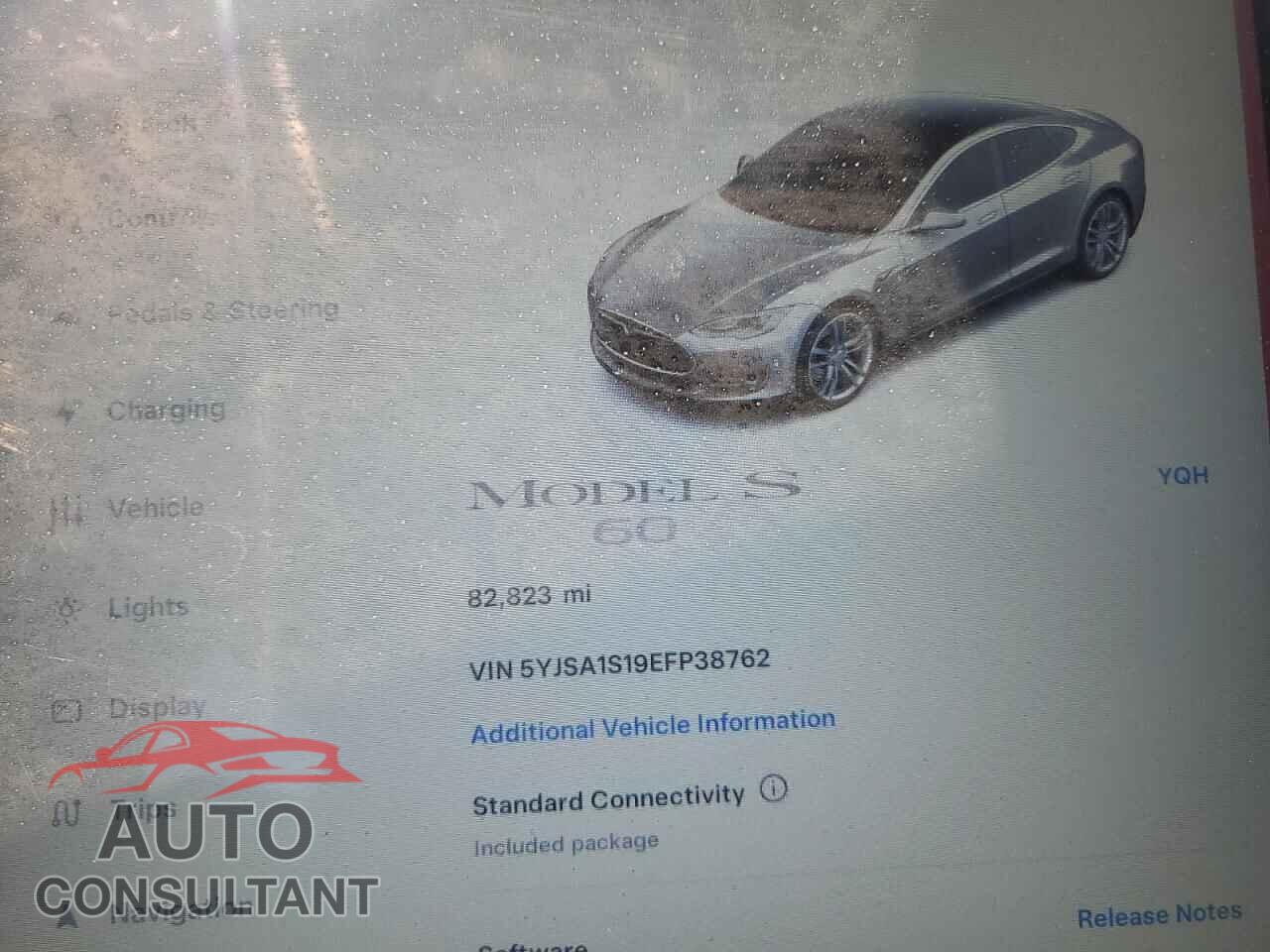 TESLA MODEL S 2014 - 5YJSA1S19EFP38762