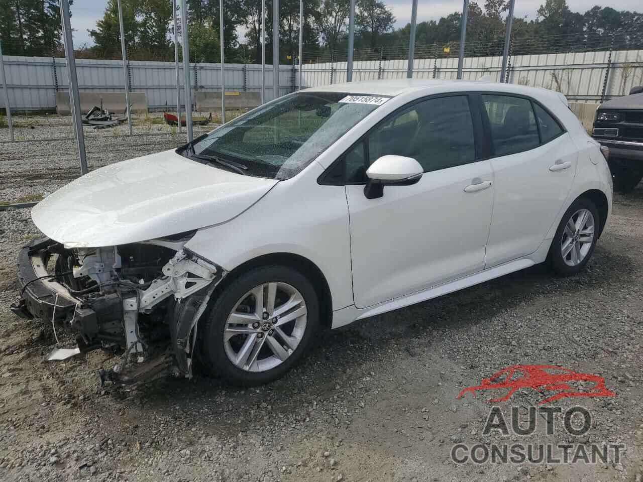 TOYOTA COROLLA 2019 - JTNK4RBEXK3040528