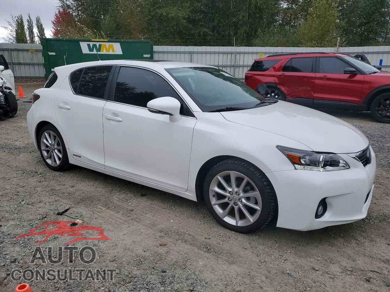 LEXUS CT 200 2012 - JTHKD5BH9C2092665