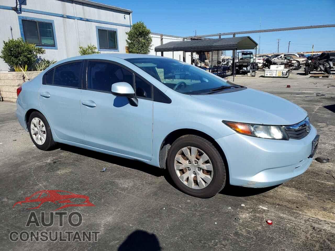 HONDA CIVIC 2012 - 19XFB2F56CE338758