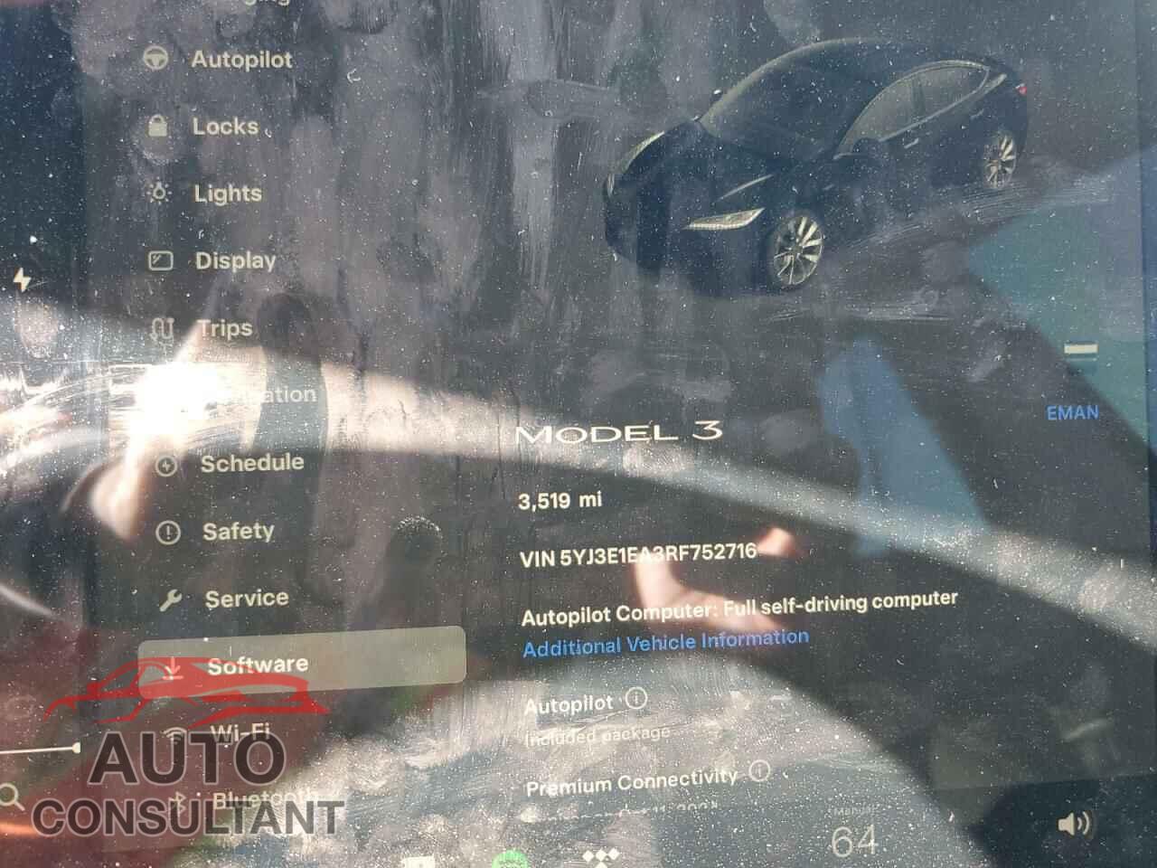 TESLA MODEL 3 2024 - 5YJ3E1EA3RF752716