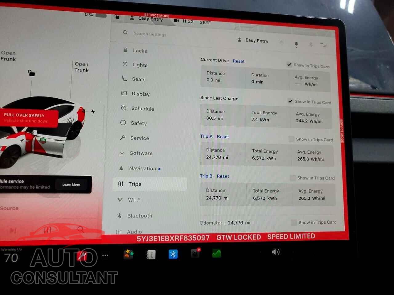 TESLA MODEL 3 2024 - 5YJ3E1EBXRF835097