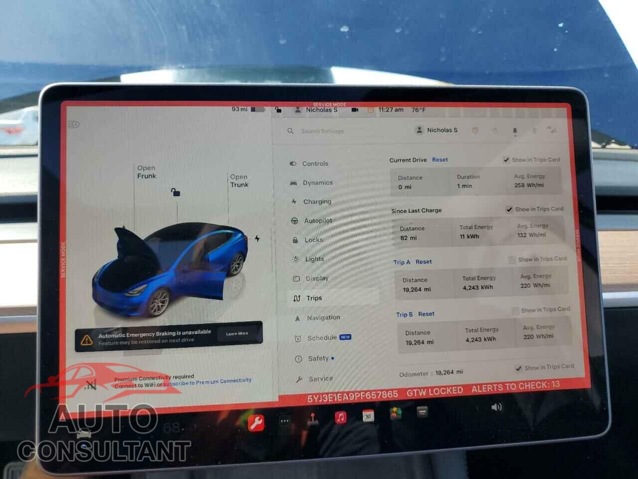 TESLA MODEL 3 2023 - 5YJ3E1EA9PF657865