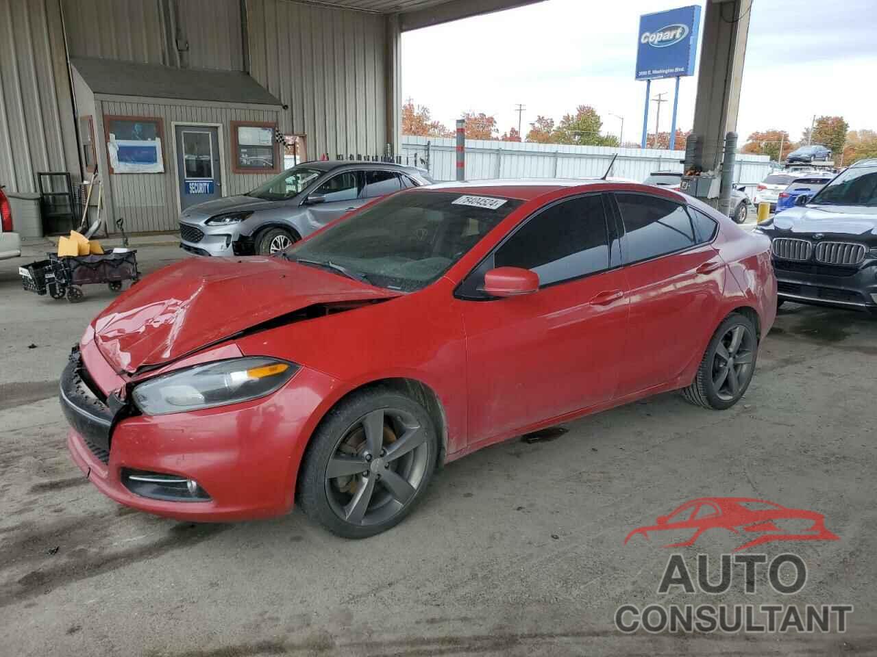 DODGE DART 2016 - 1C3CDFEB6GD538997