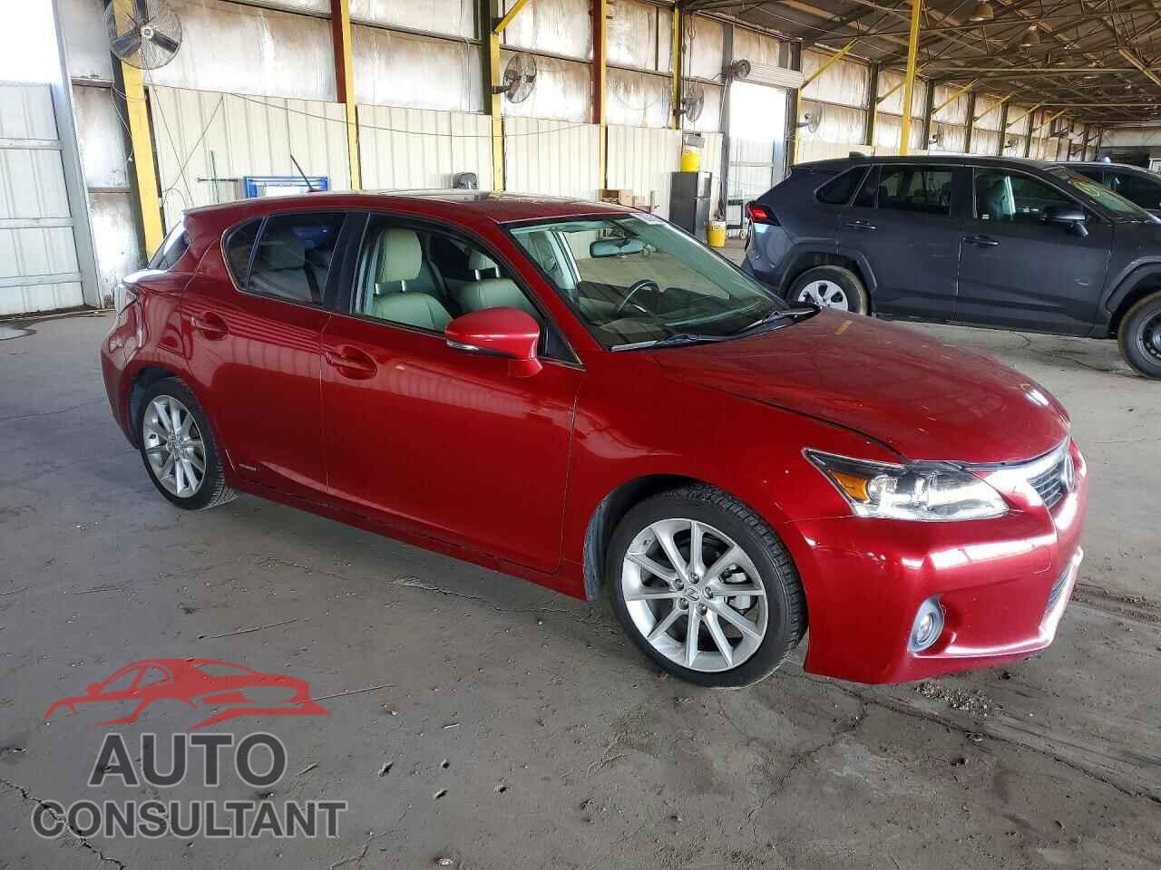 LEXUS CT 200 2012 - JTHKD5BH1C2074516