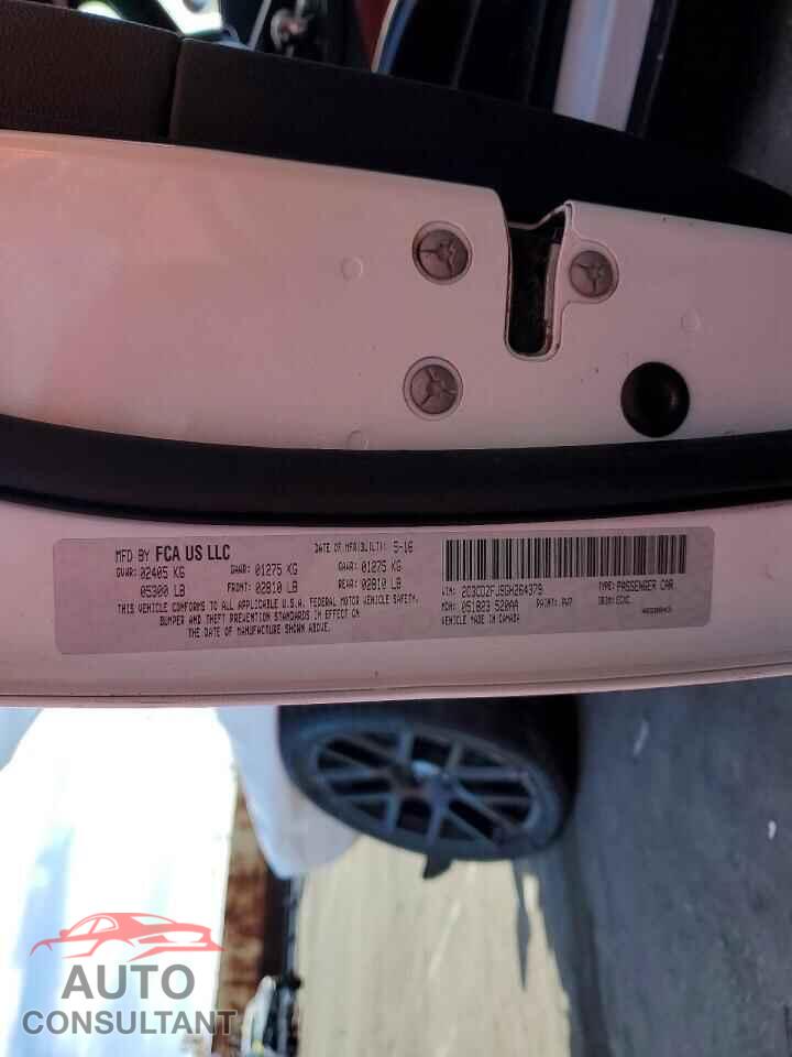 DODGE CHALLENGER 2016 - 2C3CDZFJ9GH264379