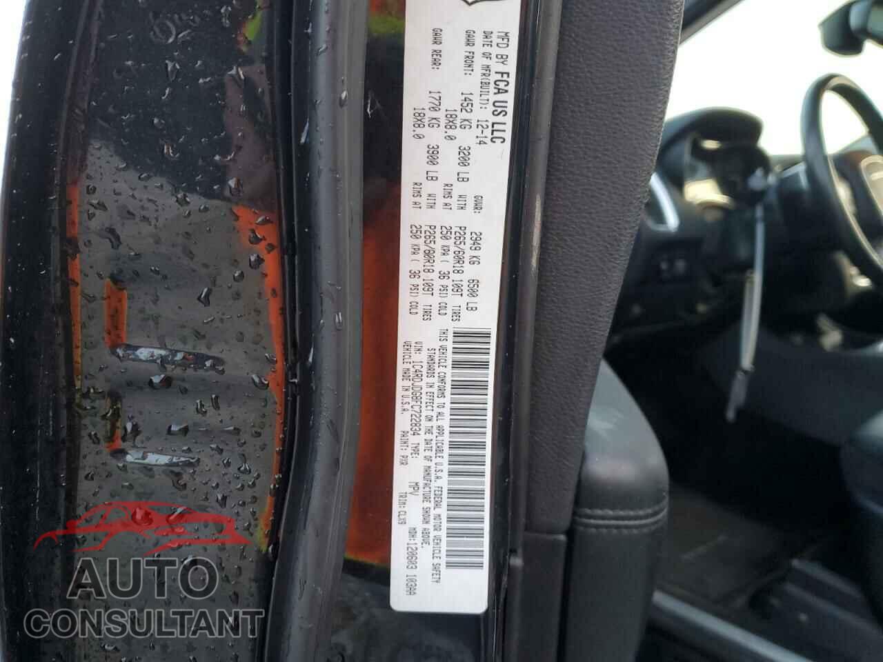 DODGE DURANGO 2015 - 1C4RDJDG8FC722834