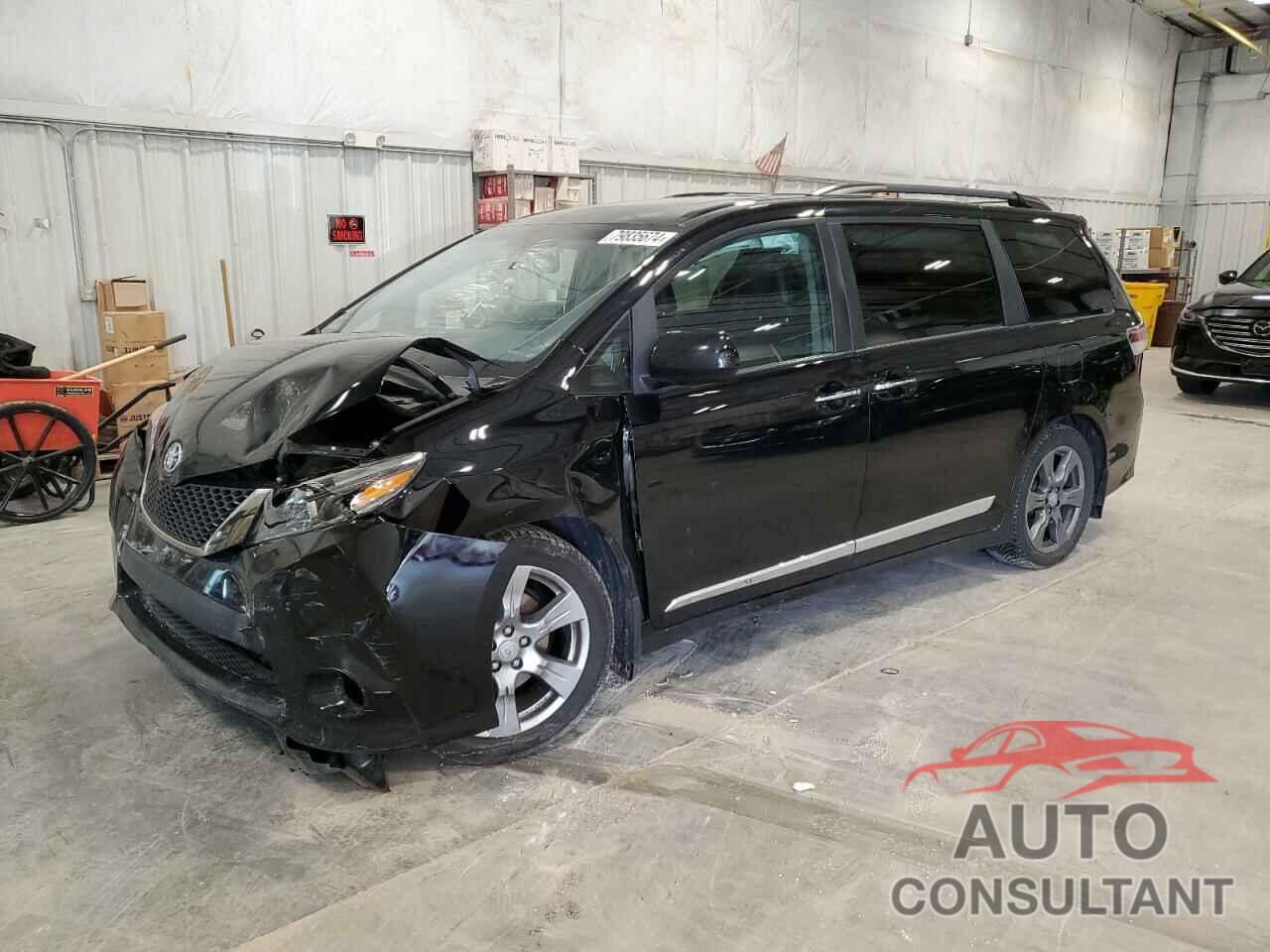 TOYOTA SIENNA 2017 - 5TDXZ3DC7HS862148