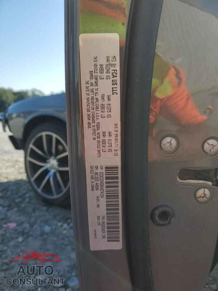 DODGE CHALLENGER 2019 - 2C3CDZAG2KH674154