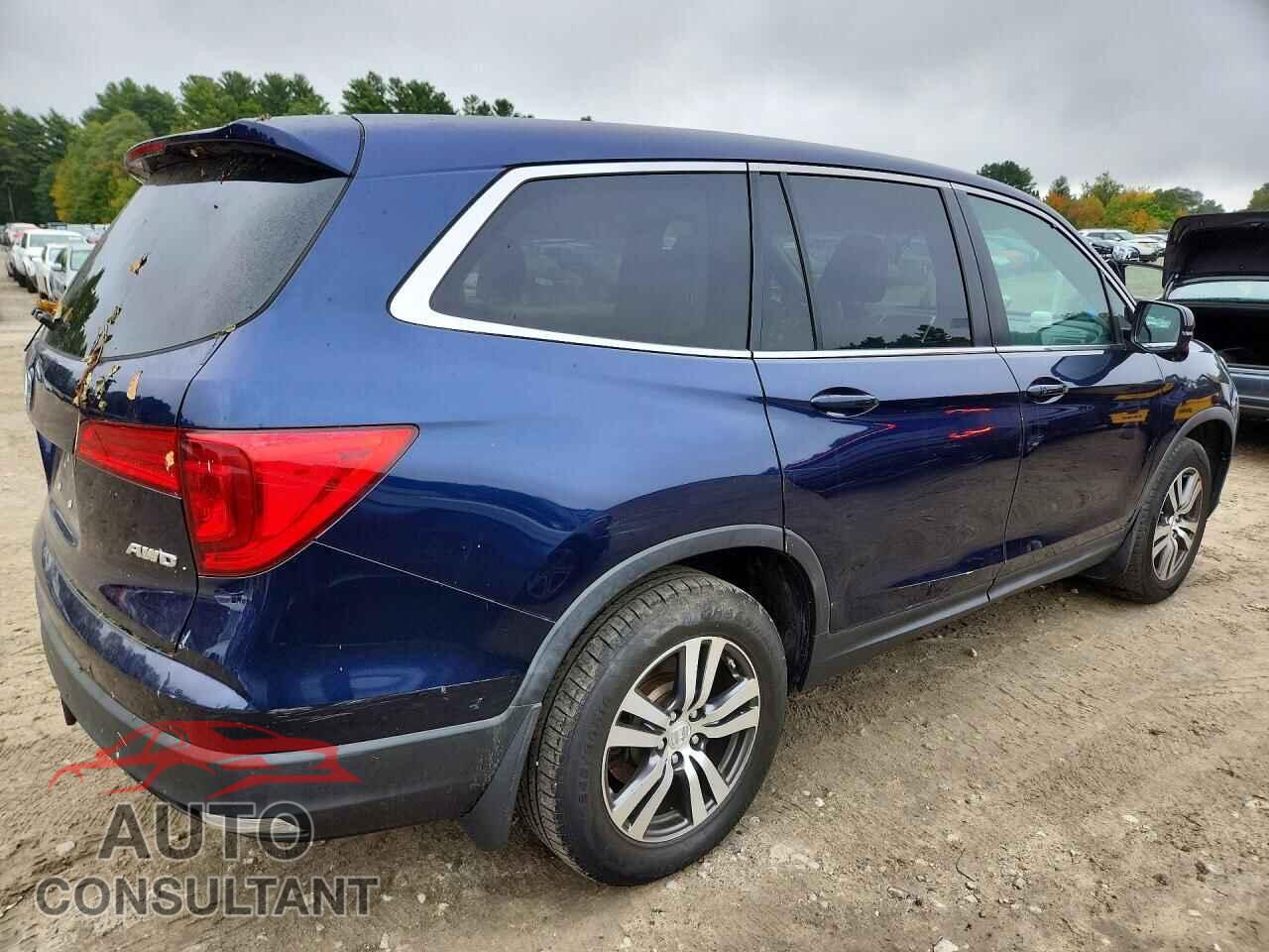 HONDA PILOT 2017 - 5FNYF6H52HB025578