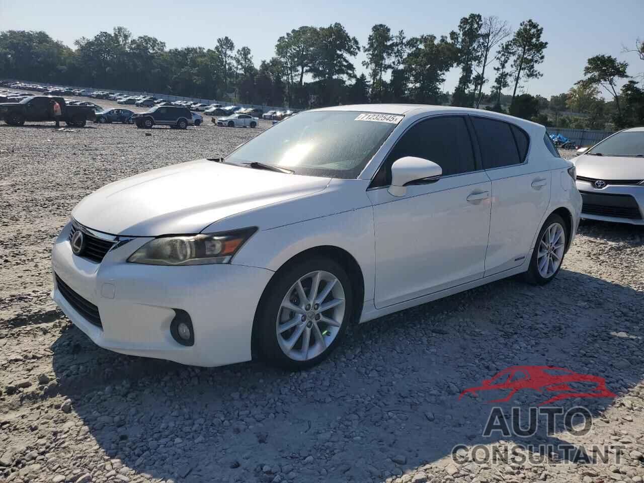 LEXUS CT 200 2012 - JTHKD5BH3C2094931