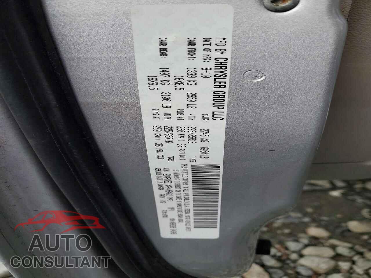 DODGE CARAVAN 2010 - 2D4RN5D1XAR409402