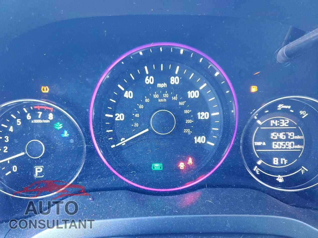 HONDA HR-V 2017 - 3CZRU5H78HM724936