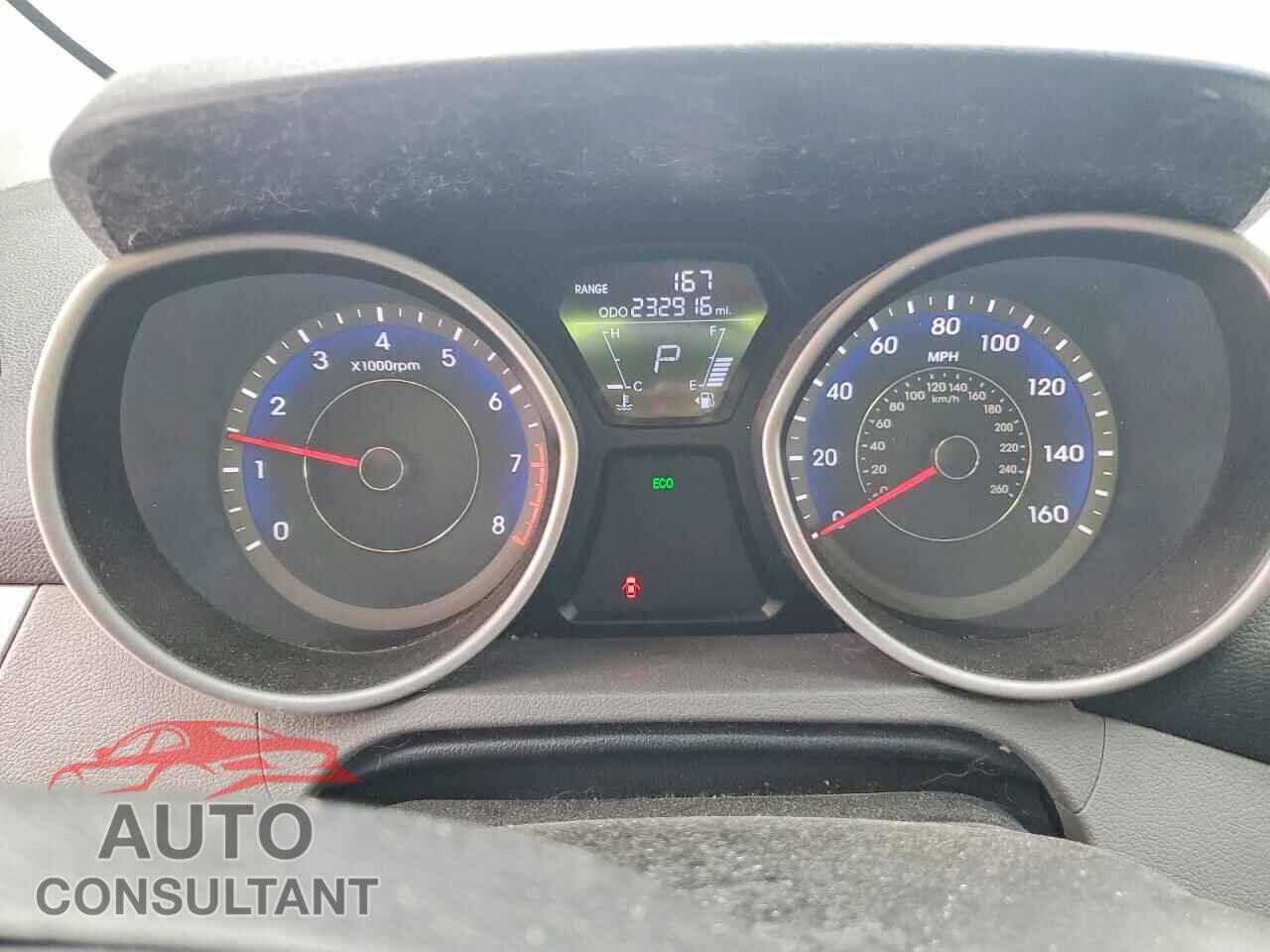 HYUNDAI ELANTRA 2013 - KMHDH4AE0DU813893