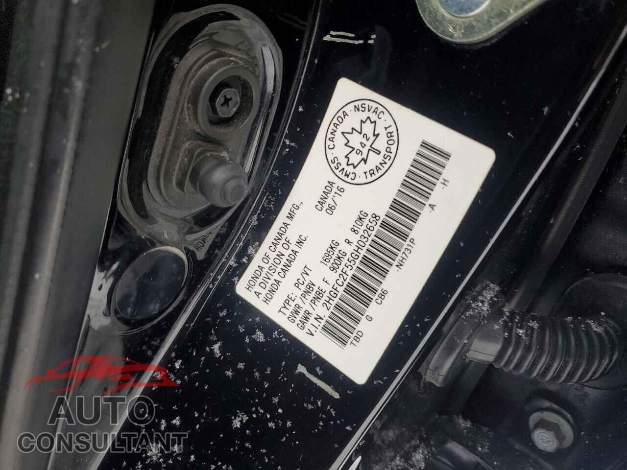 HONDA CIVIC 2016 - 2HGFC2F55GH032658