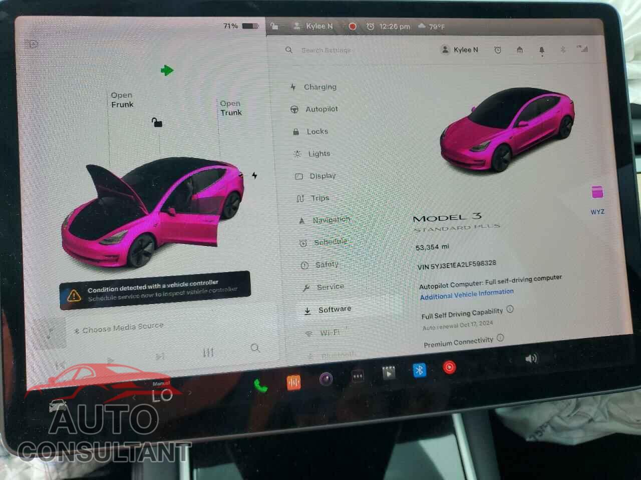 TESLA MODEL 3 2020 - 5YJ3E1EA2LF598328