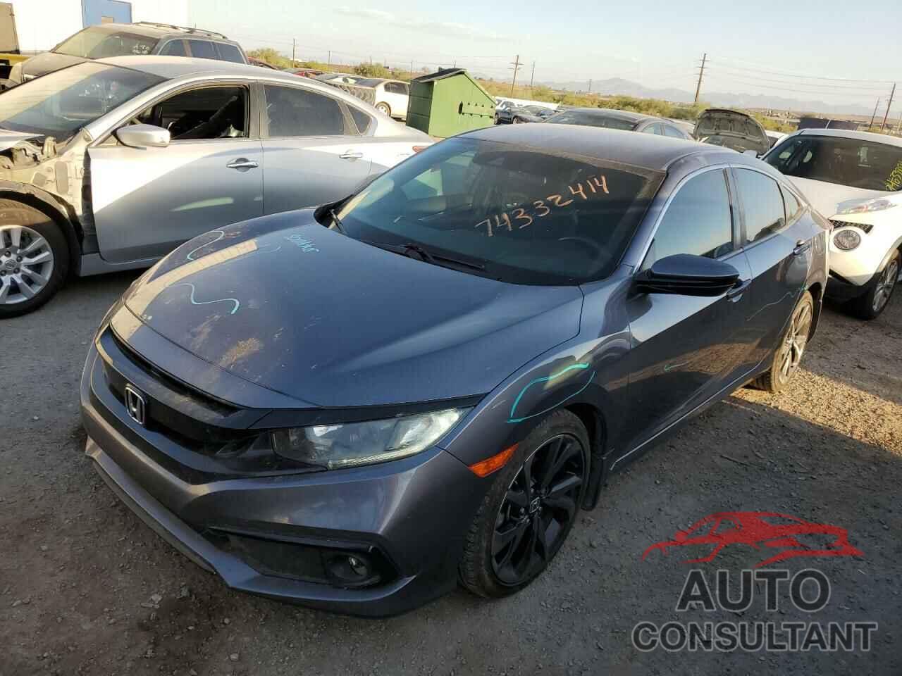 HONDA CIVIC 2020 - 2HGFC2F82LH600224