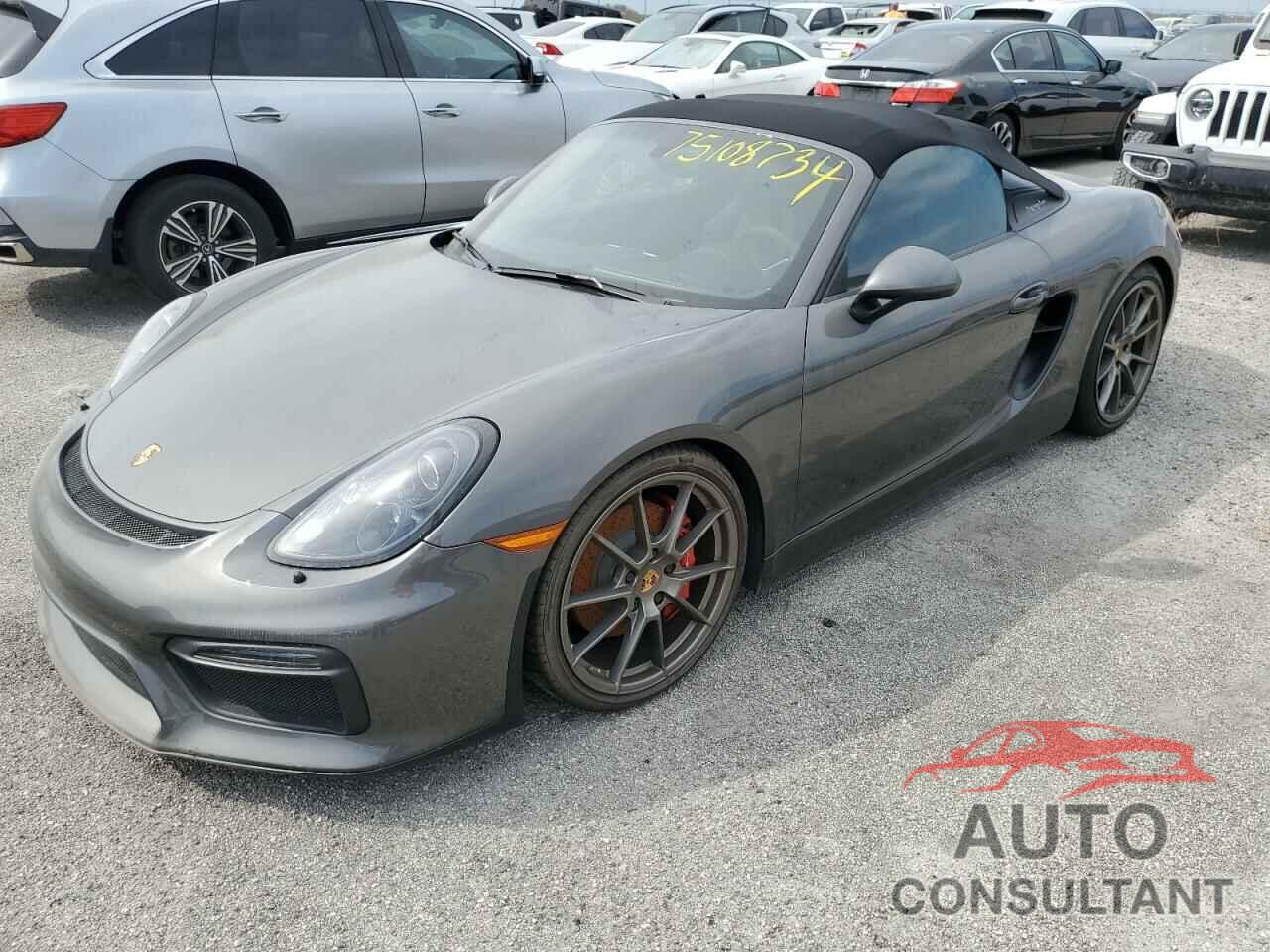 PORSCHE BOXSTER 2016 - WP0CC2A80GS152413