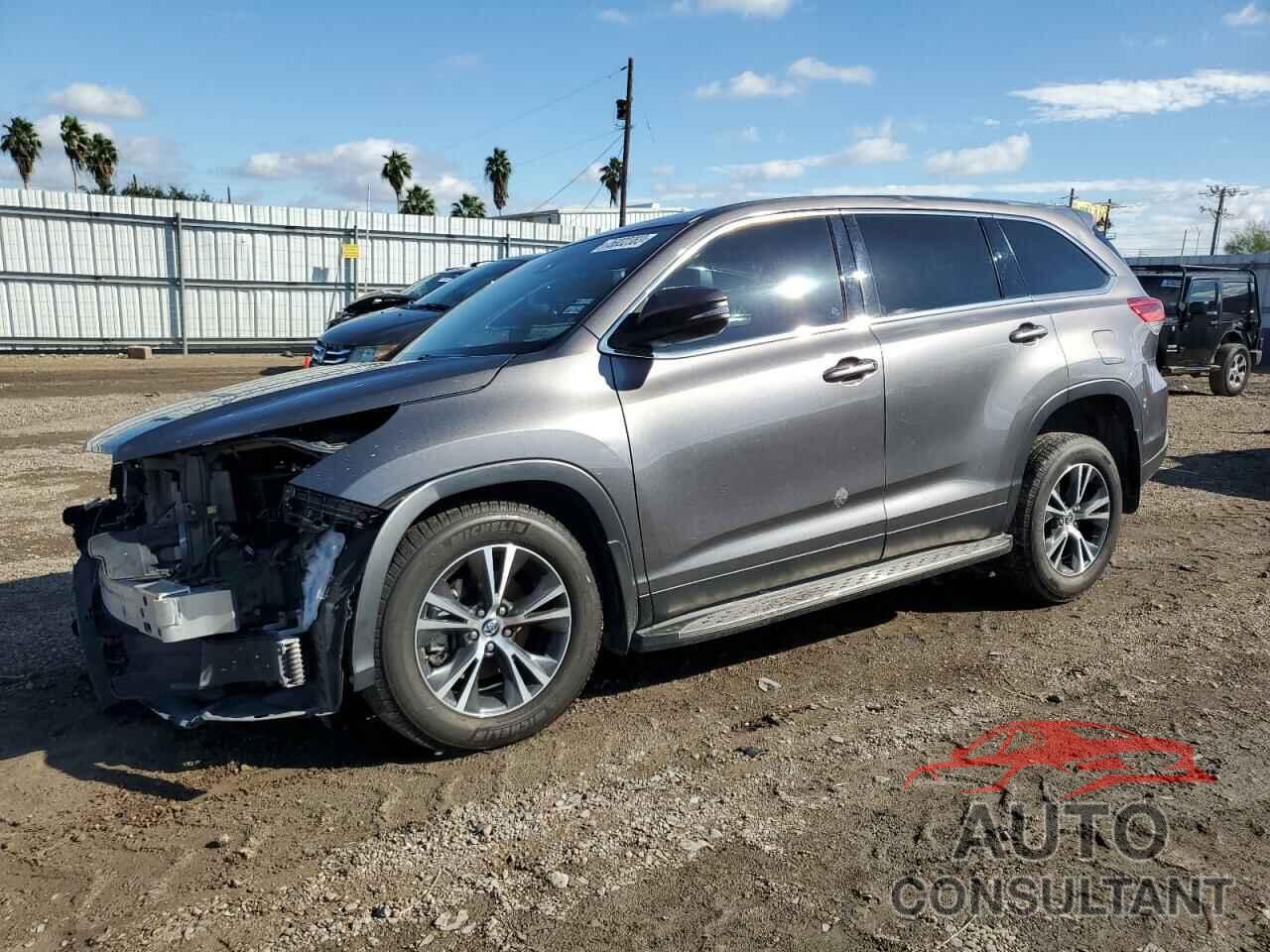 TOYOTA HIGHLANDER 2019 - 5TDZZRFH1KS359372