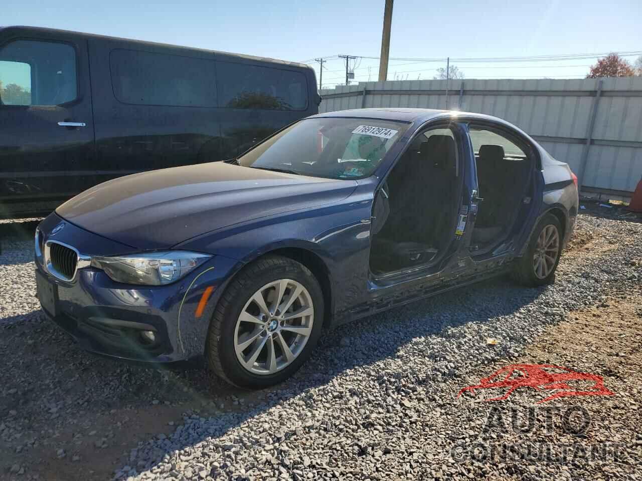 BMW 3 SERIES 2017 - WBA8E5G34HNU43961