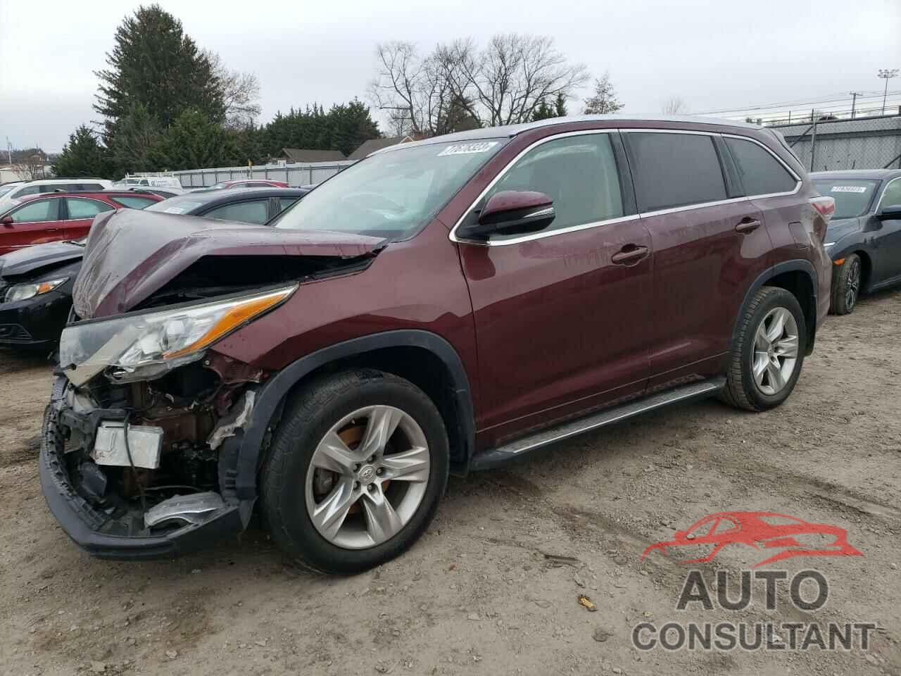 TOYOTA HIGHLANDER 2015 - 5TDDKRFH2FS129991