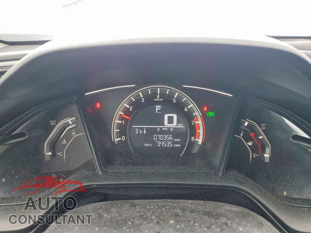 HONDA CIVIC 2017 - 19XFC2F51HE053972