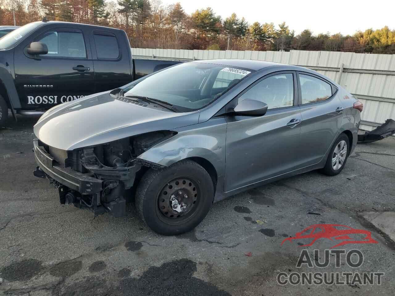 HYUNDAI ELANTRA 2016 - KMHDH4AE3GU624126