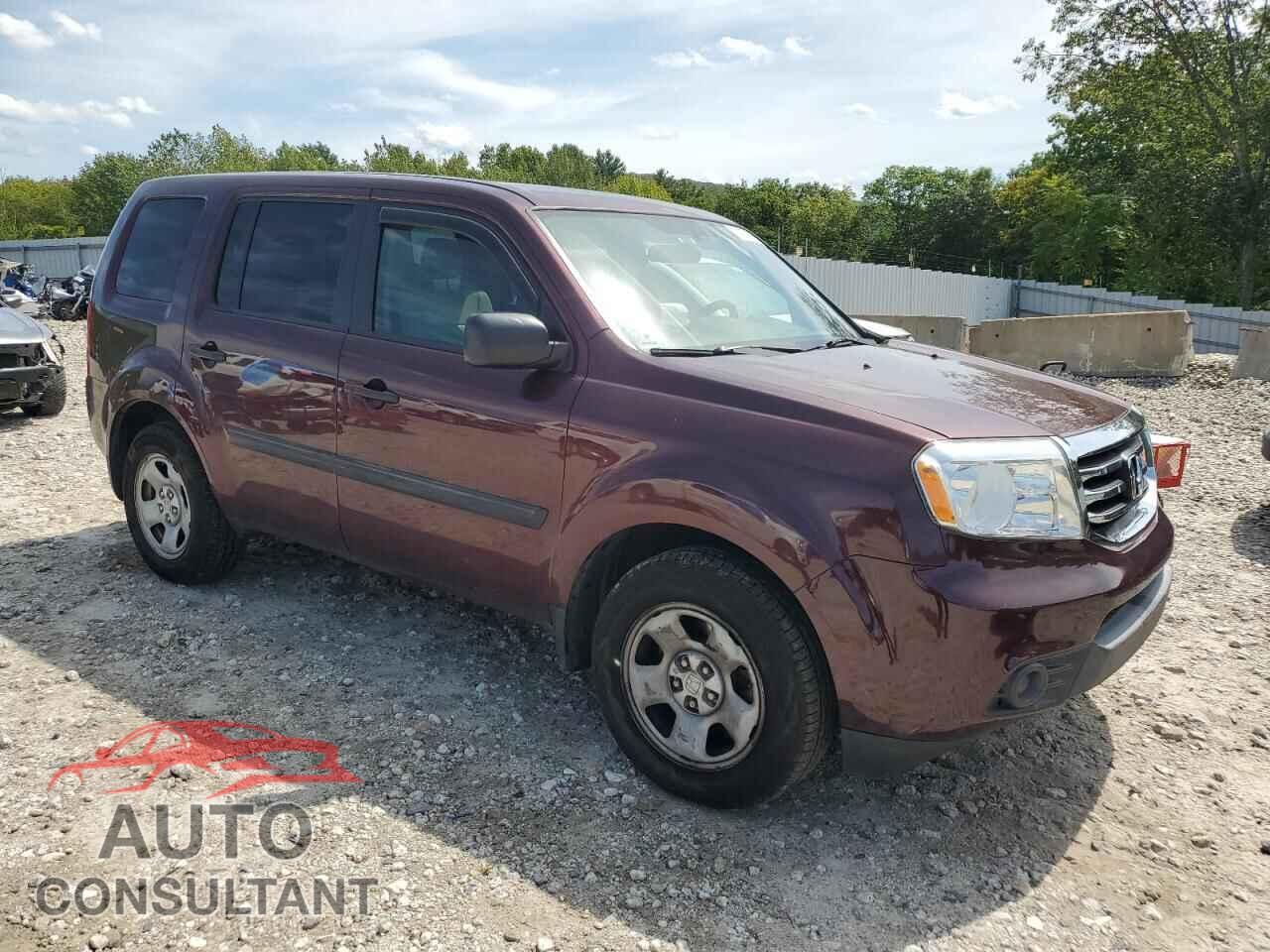 HONDA PILOT 2014 - 5FNYF4H26EB031597