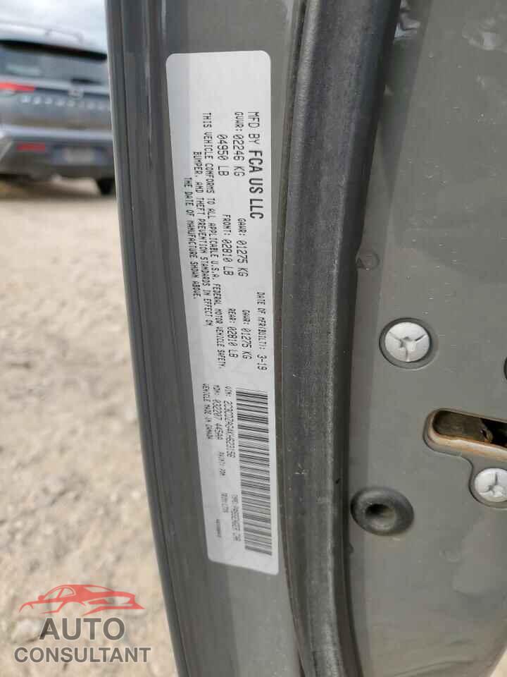 DODGE CHALLENGER 2019 - 2C3CDZAG4KH623156