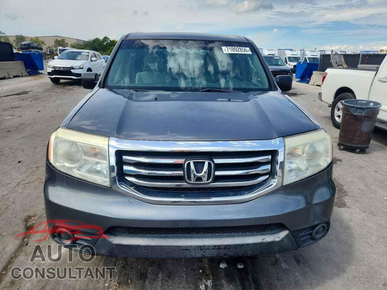 HONDA PILOT 2012 - 5FNYF3H24CB043853