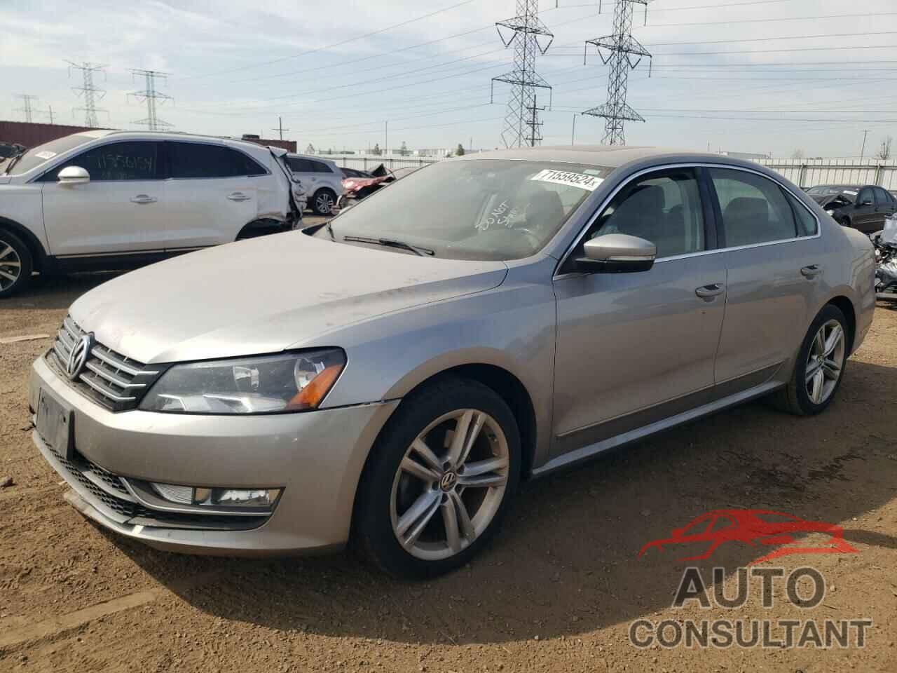 VOLKSWAGEN PASSAT 2013 - 1VWCN7A35DC041922