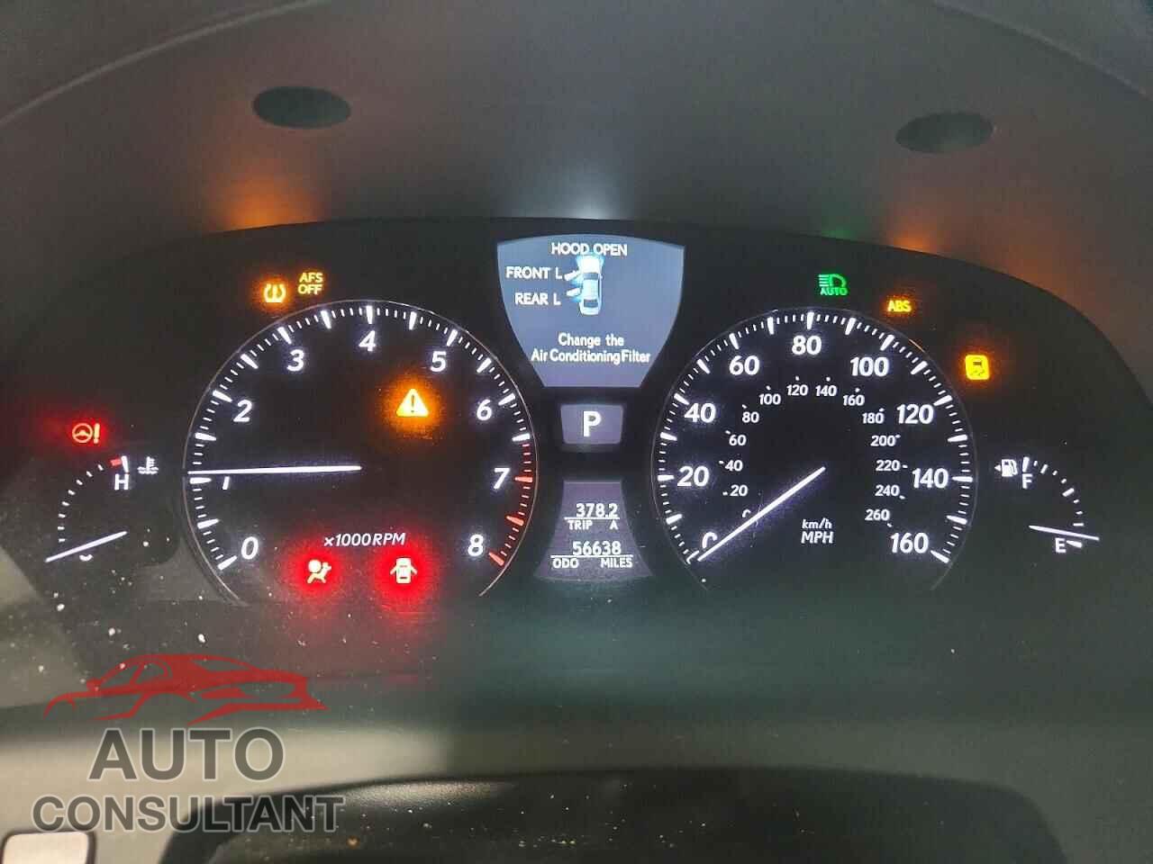LEXUS LS460 2011 - JTHDL5EF3B5003000