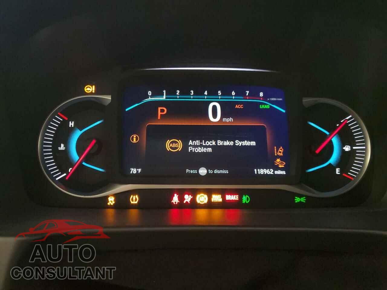 HONDA PILOT 2022 - 5FNYF6H6XNB010640