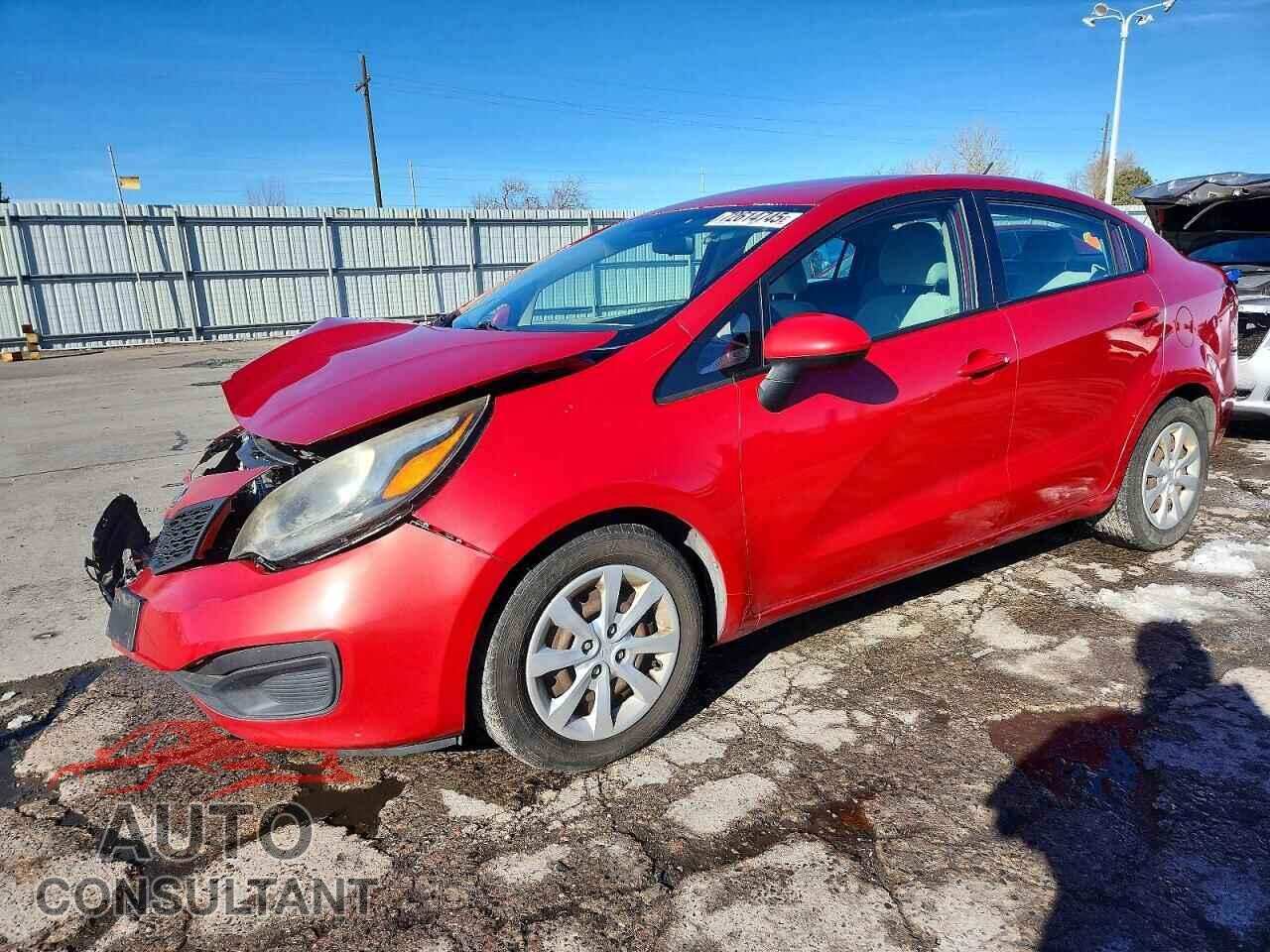 KIA RIO 2012 - KNADM4A39C6073095