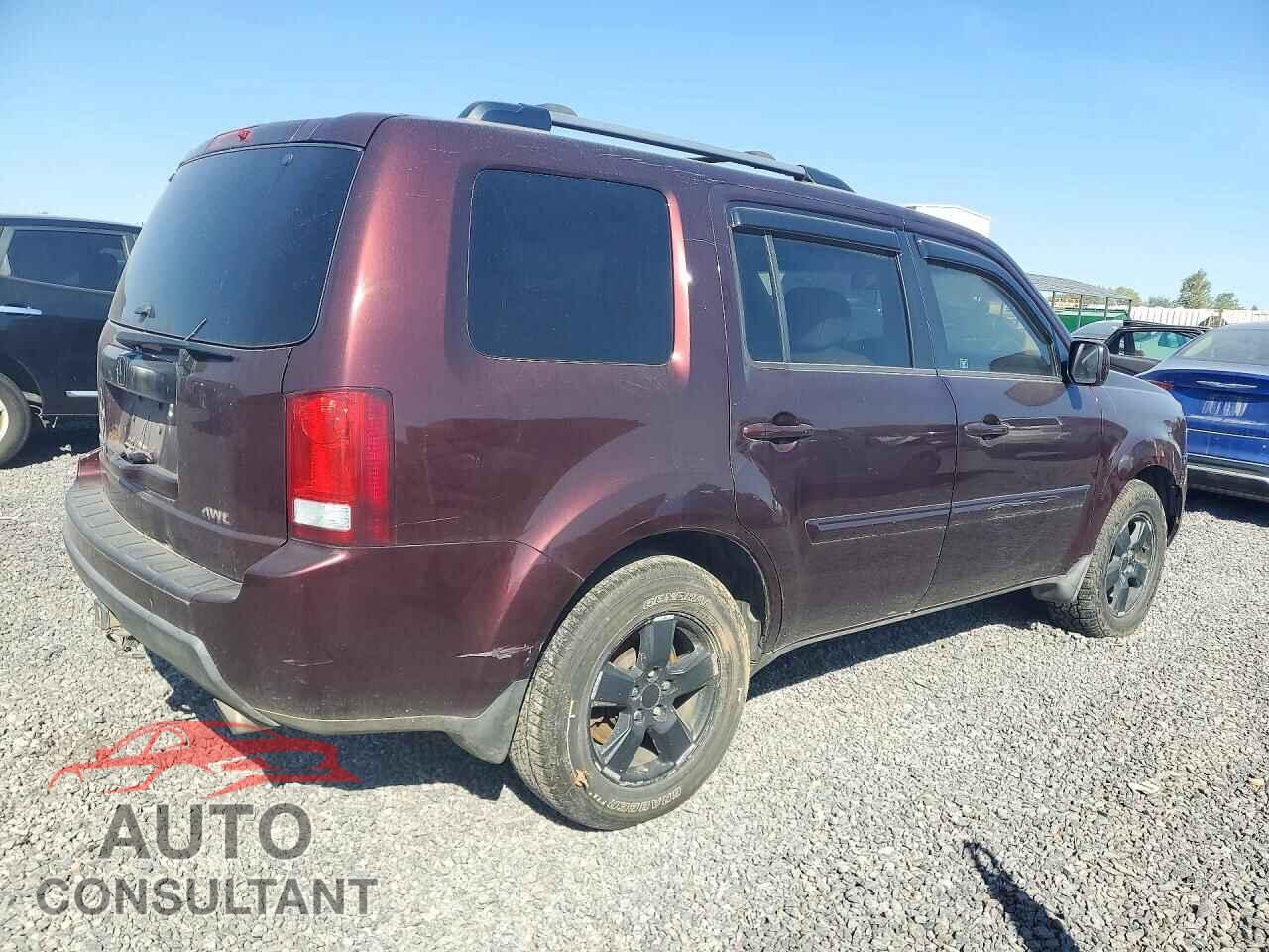 HONDA PILOT 2010 - 5FNYF4H62AB021386